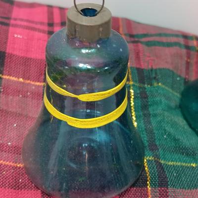 Vintage glass bell ornaments - Shiny Brite