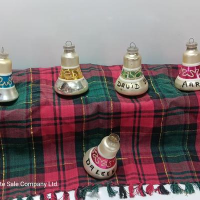 Vintage Western Germany Bell ornaments