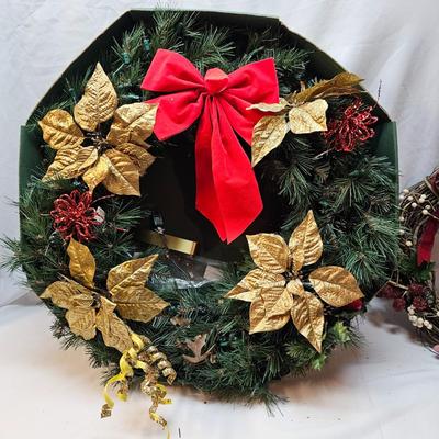 Christmas Wreaths,  Topiaries, Light Sets & More  (S1-JS)