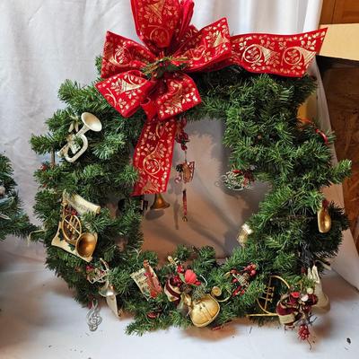 Christmas Wreaths,  Topiaries, Light Sets & More  (S1-JS)