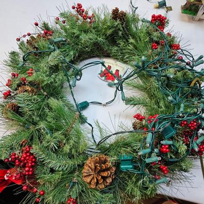 Christmas Wreaths,  Topiaries, Light Sets & More  (S1-JS)