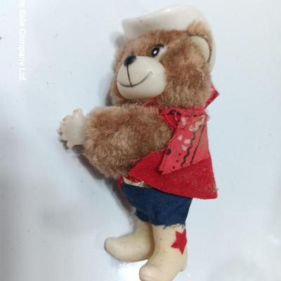 Three plush clip-on Christmas Decorations