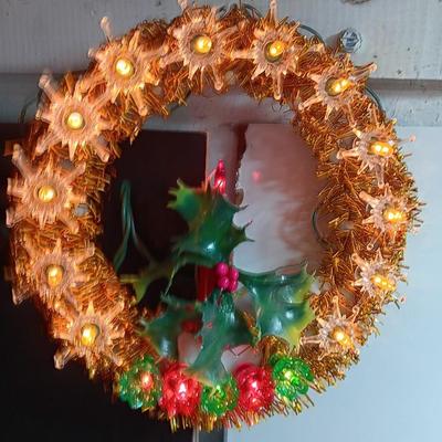 Vintage Christmas Trim single flashing 18 light candle tree topper - OPENED FOR PHOTOS