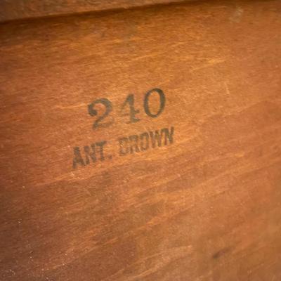 Vintage Full Size Mahogany Bed (GB-SS)