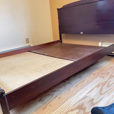 Vintage Full Size Mahogany Bed (GB-SS)