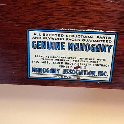 Vintage Full Size Mahogany Bed (GB-SS)