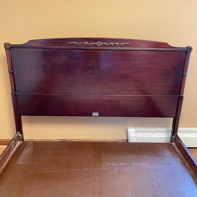 Vintage Full Size Mahogany Bed (GB-SS)