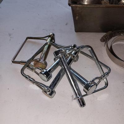 Wide variety of hose clamps in neat metal box