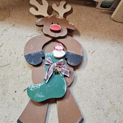 Miscellaneous Wood Christmas Cutouts, Yard Stakes, Table Sitters & More  (S1-JS)