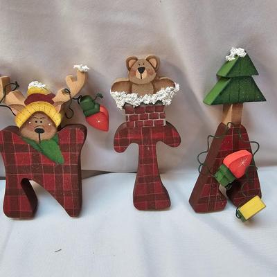 Miscellaneous Wood Christmas Cutouts, Yard Stakes, Table Sitters & More  (S1-JS)