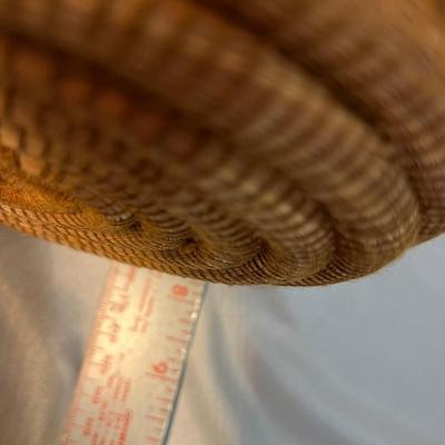 Rope basketweave vase