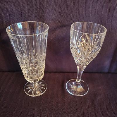 Twelve Crystal Water and Wine Glasses (DR-DW)