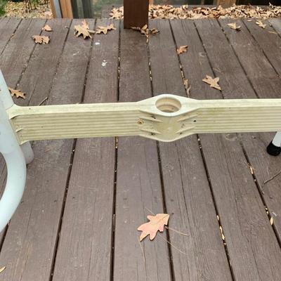 Glass Top Metal Patio Table (BP-HS)