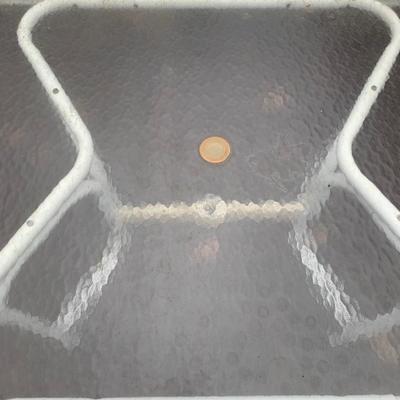 Glass Top Metal Patio Table (BP-HS)