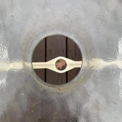 Glass Top Metal Patio Table (BP-HS)