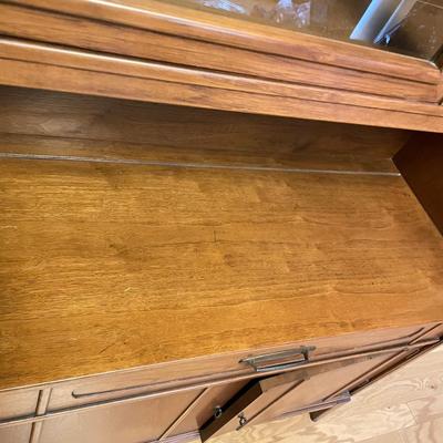 Solid Wood MCM Hutch (GB-SS)