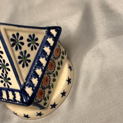 Polish Pottery Fairy Lamp