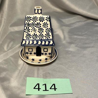 Polish Pottery Fairy Lamp