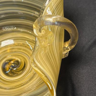 Murano Swirl handled bowl