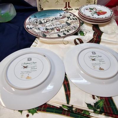 Christmas Serving Plates, Tablecloths  & More  (S1-JS)