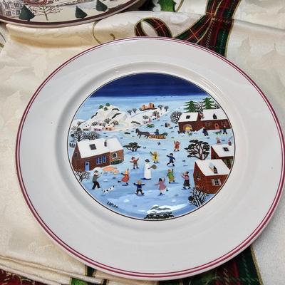 Christmas Serving Plates, Tablecloths  & More  (S1-JS)