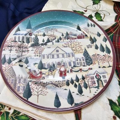 Christmas Serving Plates, Tablecloths  & More  (S1-JS)