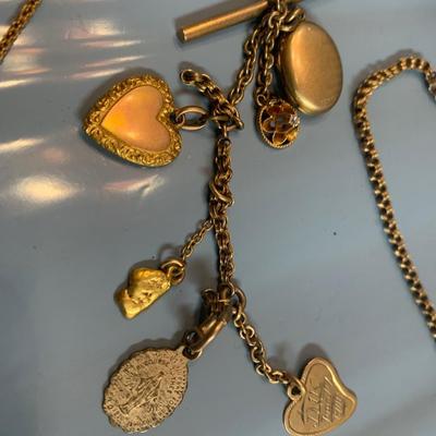 Mixed Jewelry Lot - Some Gold (10k & 14k) - Some Gold Plated