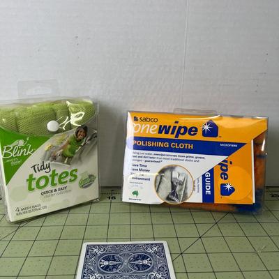 Tidy Totes and OneWipe Polishing Cloth