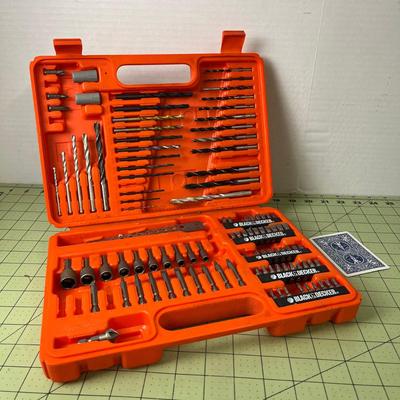 Black + Decker Drill Bit and Socket Set