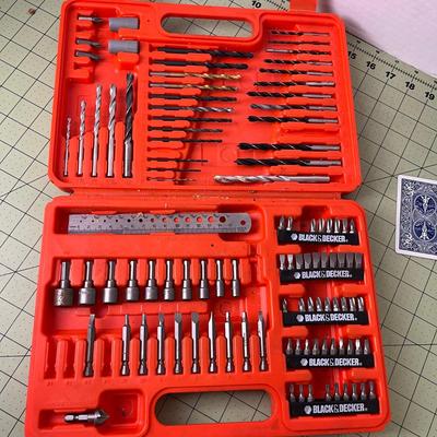 Black + Decker Drill Bit and Socket Set