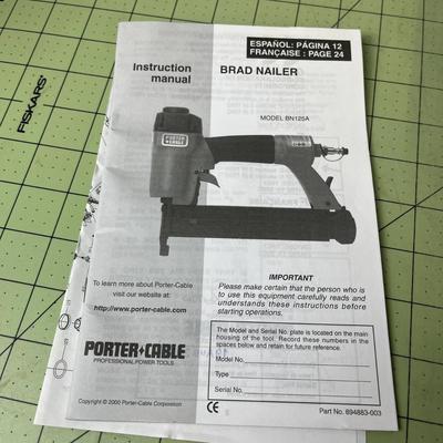 Porter+Cable Brad Nailer