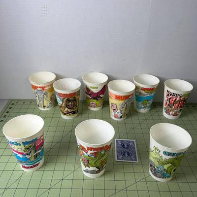 1970's Collectable 7-Eleven Slurpee Monster Cups