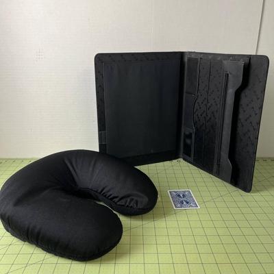 Travel Pillow and Binder