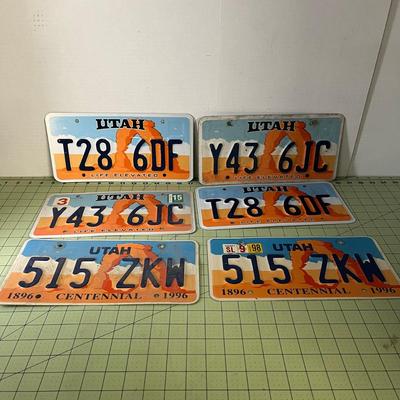 Utah Life Elevated License Plate Collection
