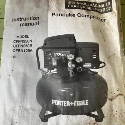 Porter + Cable Pancake Air Compressor