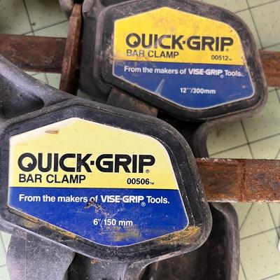 Quick-Grip Bar Clamps (Set 5)
