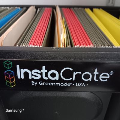 InstaCrate with Hanging File Folders