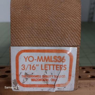 3/16" Letters - Metal Letter Stamping Set