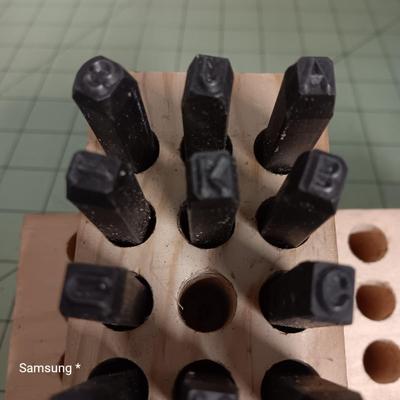 3/16" Letters - Metal Letter Stamping Set