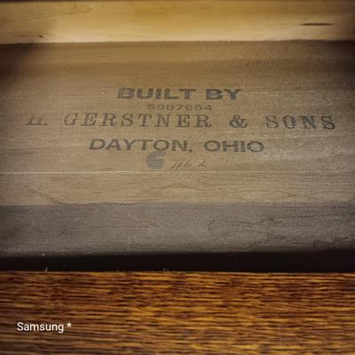 Antique H. Gerstner & Sons Wooden Tool Chest