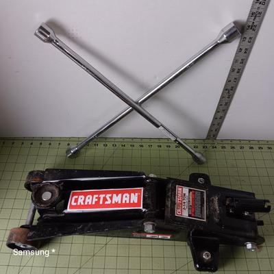 Craftsman Trolley Jack and Lug Wrench