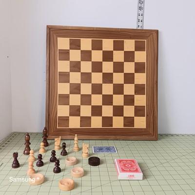Wood Checker/Chess Board 