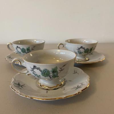 Mitterteich - Bavaria Germany - "Green Ming" China Service Set