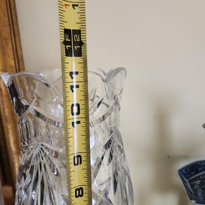 Waterford Crystal Hurricane Candle Holder 11"