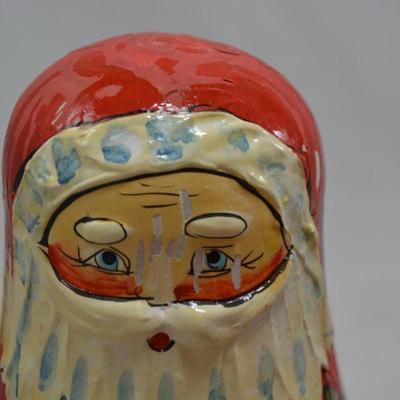 Santa Claus Set of 6 Russian Nesting Dolls - AS IS