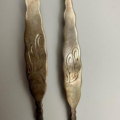 Sterling WHITING Seafood Forks w/ Seahorses (11)