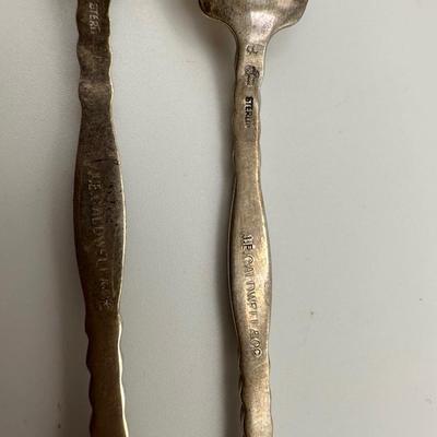 Sterling WHITING Seafood Forks w/ Seahorses (11)