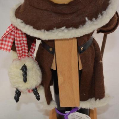 Vintage German Steinbach "Shepard Holding Sheep" Nutcracker