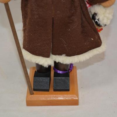 Vintage German Steinbach "Shepard Holding Sheep" Nutcracker