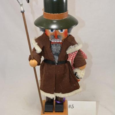 Vintage German Steinbach "Shepard Holding Sheep" Nutcracker